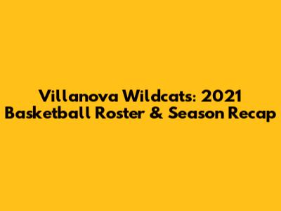 Villanova Wildcats: 2021 Basketball Roster & Season Recap